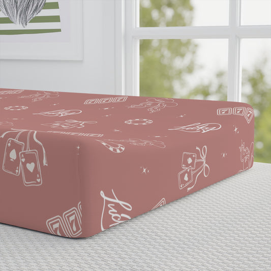 Lucky Cowgirl Changing Pad Cover | Western Nursery Essential