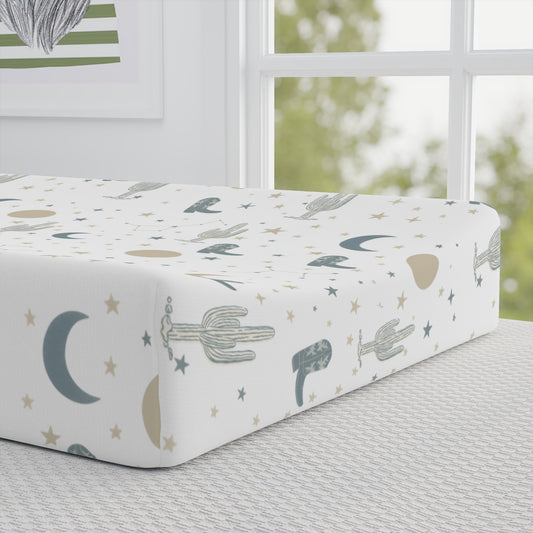 Moonlit Mesa Baby Changing Pad Cover | Western Nursery Essential