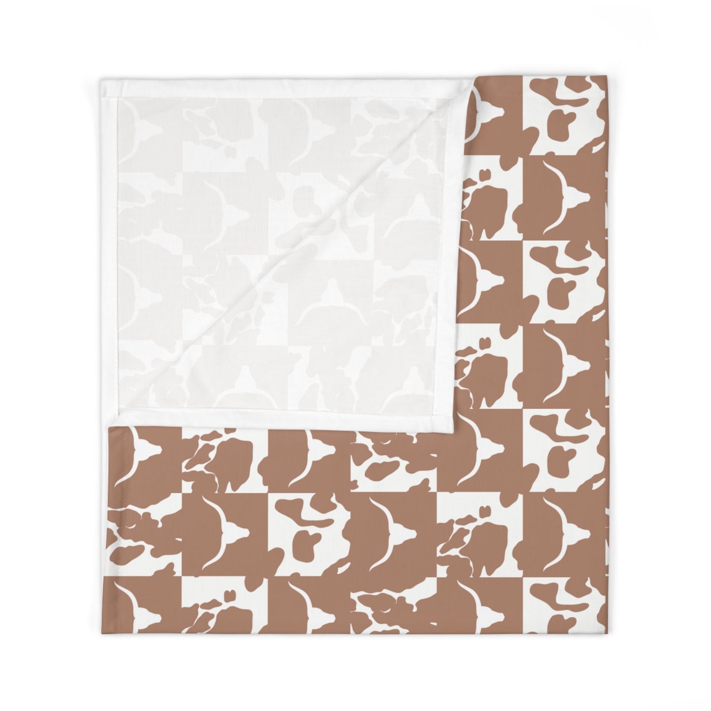 Cowhide Check Baby Swaddle