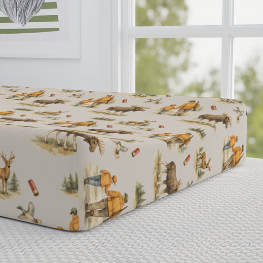 Little Hunting Buddy Baby Changing Pad Cover | Western Nursery Essential