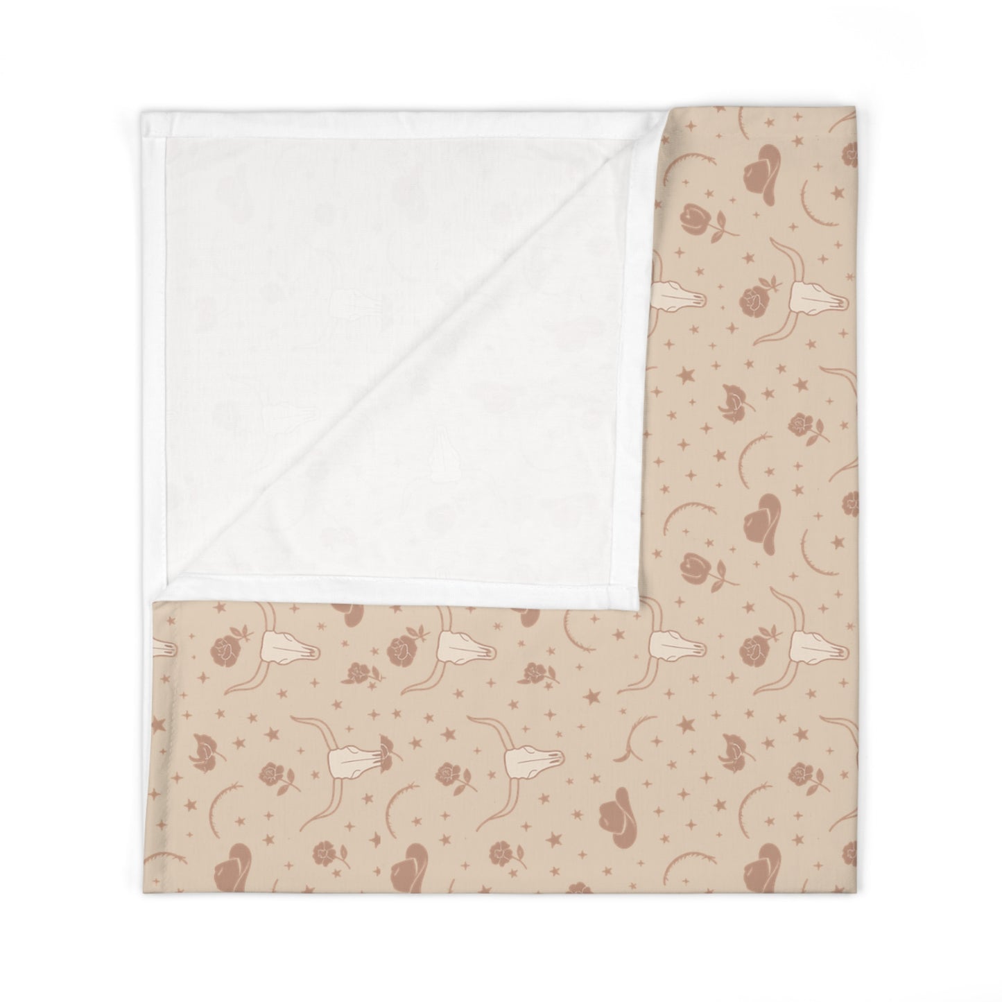 Dusty Rose Cowgirl Baby Swaddle | Western Newborn Swaddle