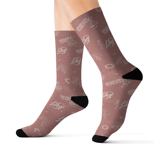 Lucky Cowgirl Riding Socks