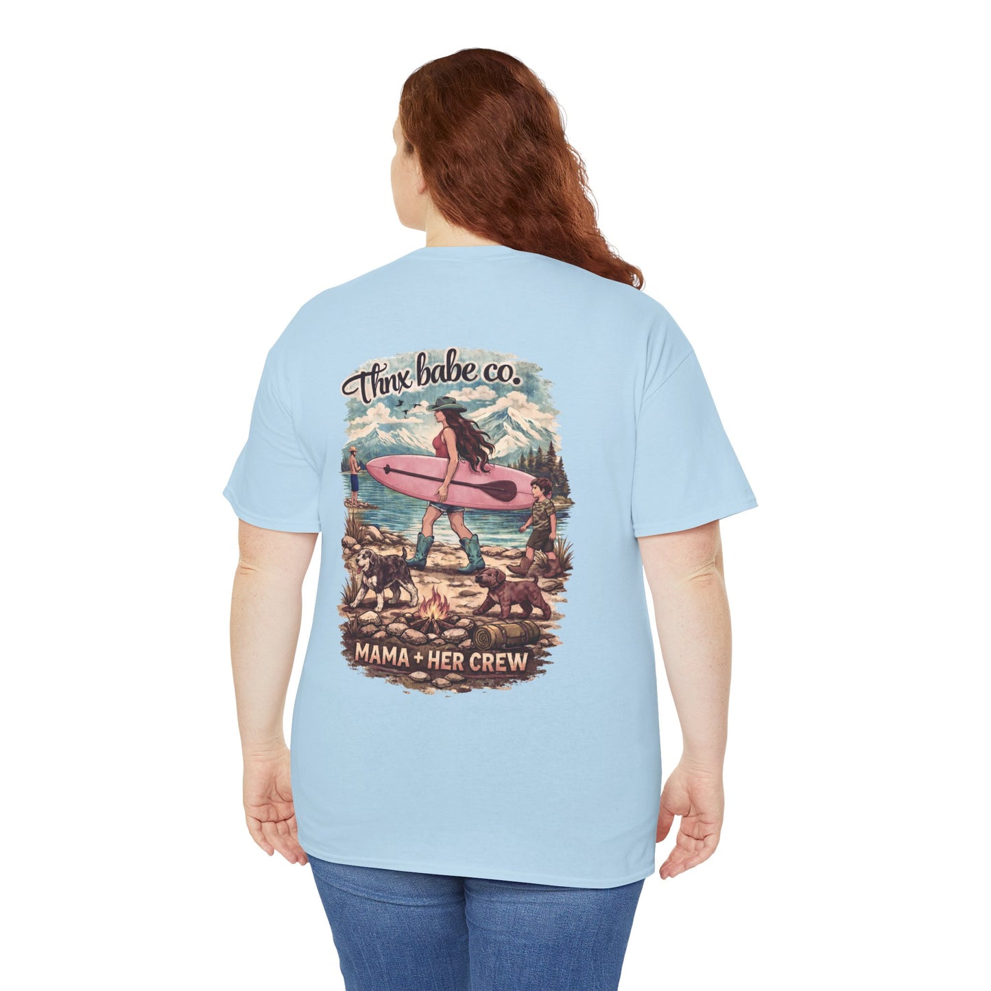 Paddle Board Cowgirl & Crew Tee