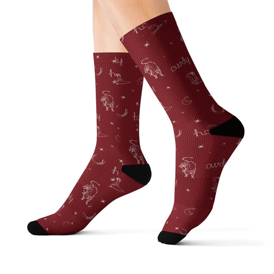 Howdy Riding Socks