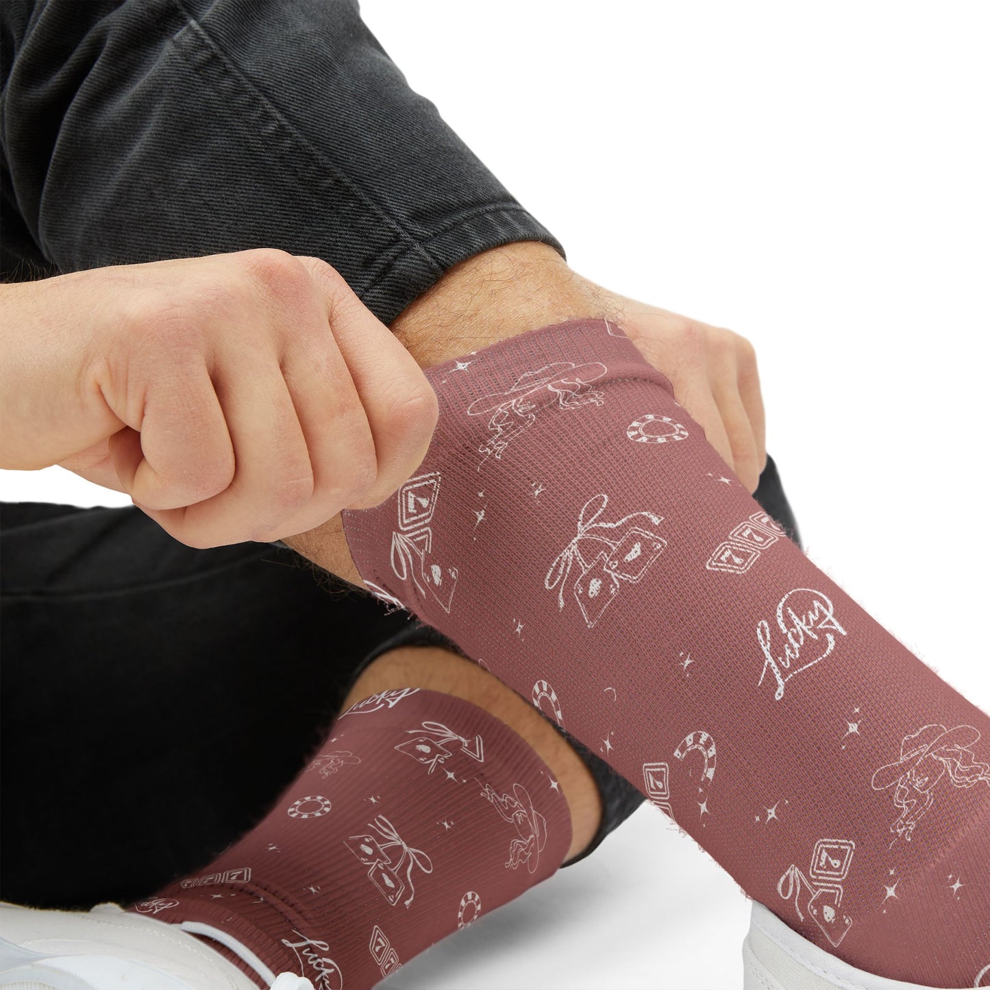 Lucky Cowgirl Riding Socks