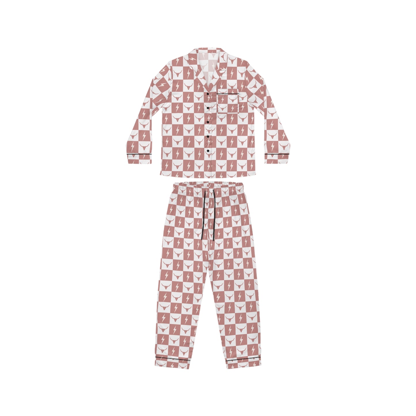 Longhorn Lightning Satin Pajama Set | Women's Sleepwear