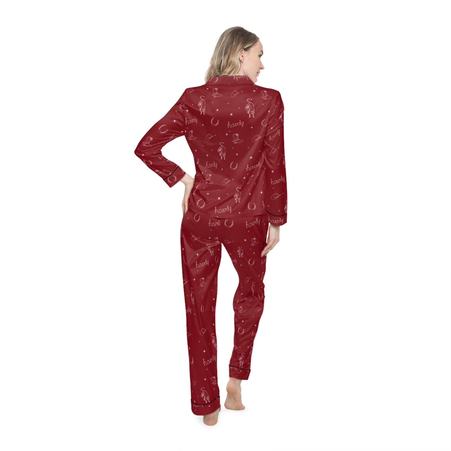 Howdy Satin Pajama Set | Women's Sleepwear