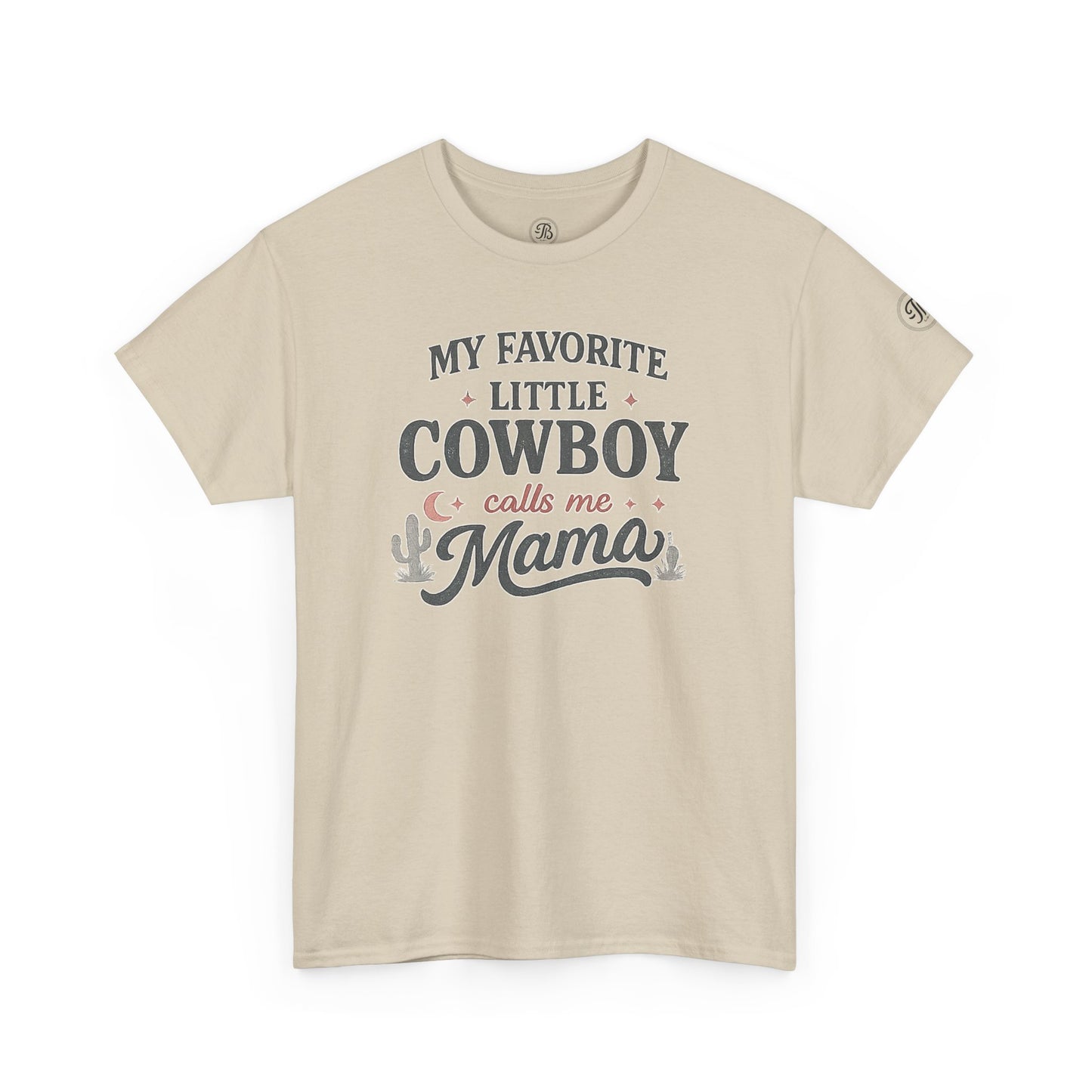 My Favorite Little Cowboy Calls Me Mama Tee | Everyday Graphic T-Shirt