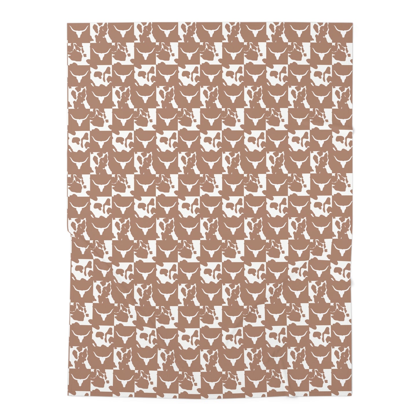 Cowhide Check Baby Swaddle