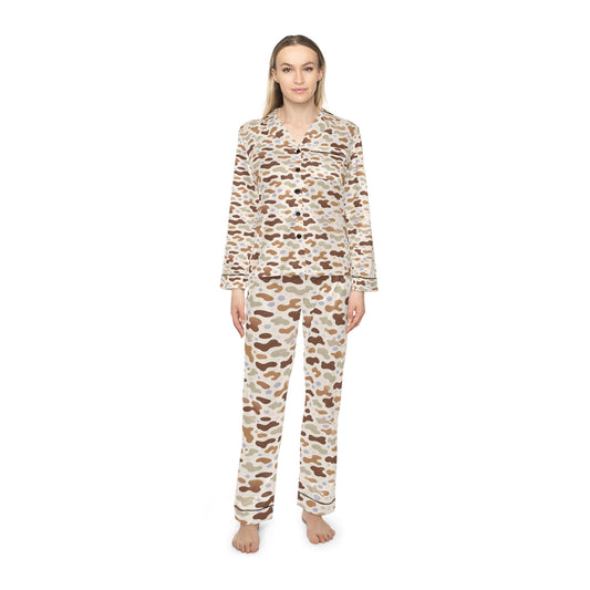 Western Camo Satin Pajama Set | Women's Sleepwear