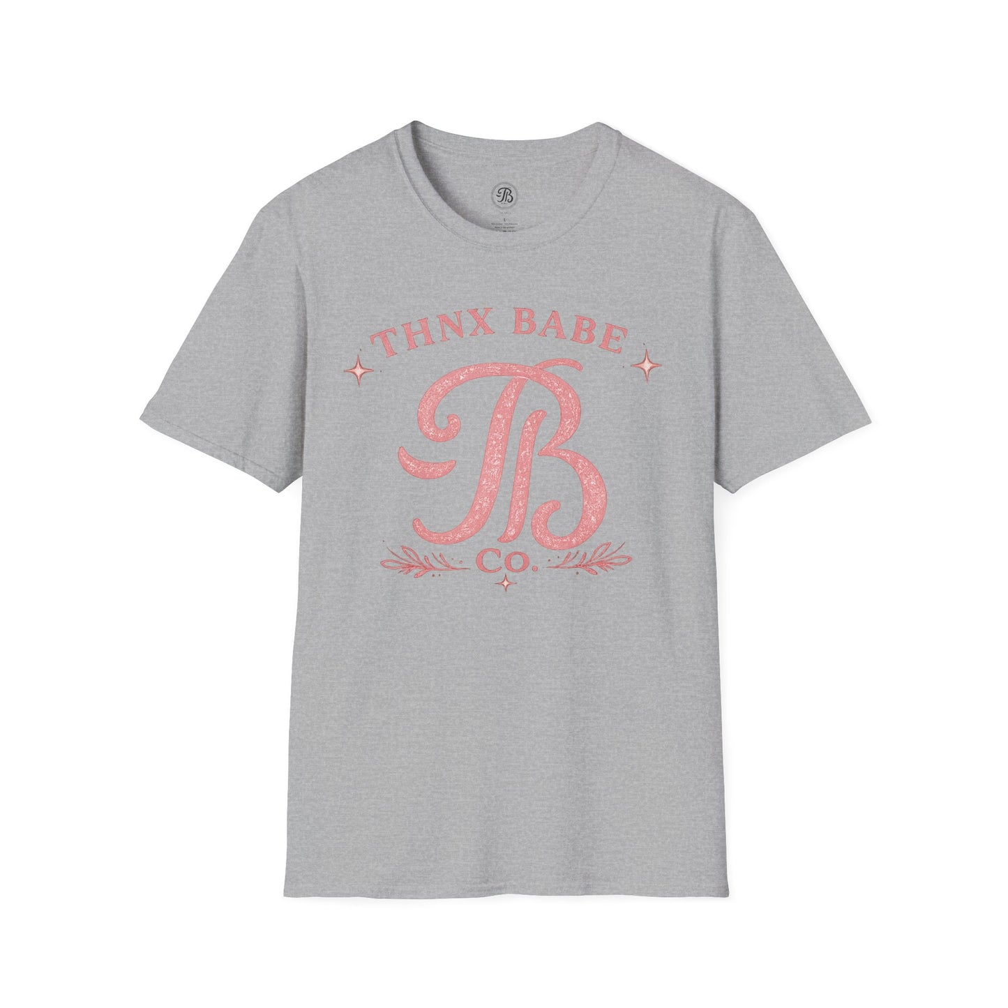 Thnx Babe Co. Vintage Logo Tee | Soft Everyday Graphic T-Shirt