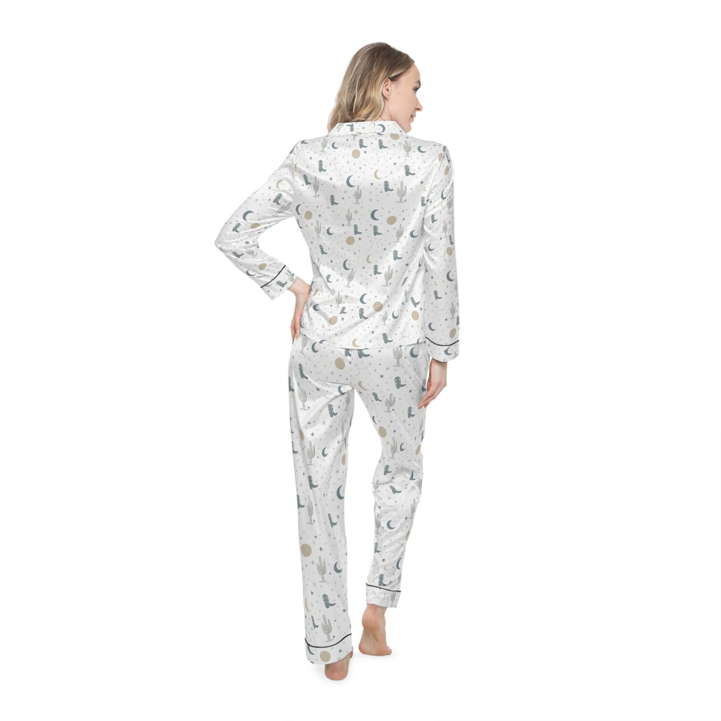 Moonlite Mesa Satin Pajama Set | Women's Sleepwear