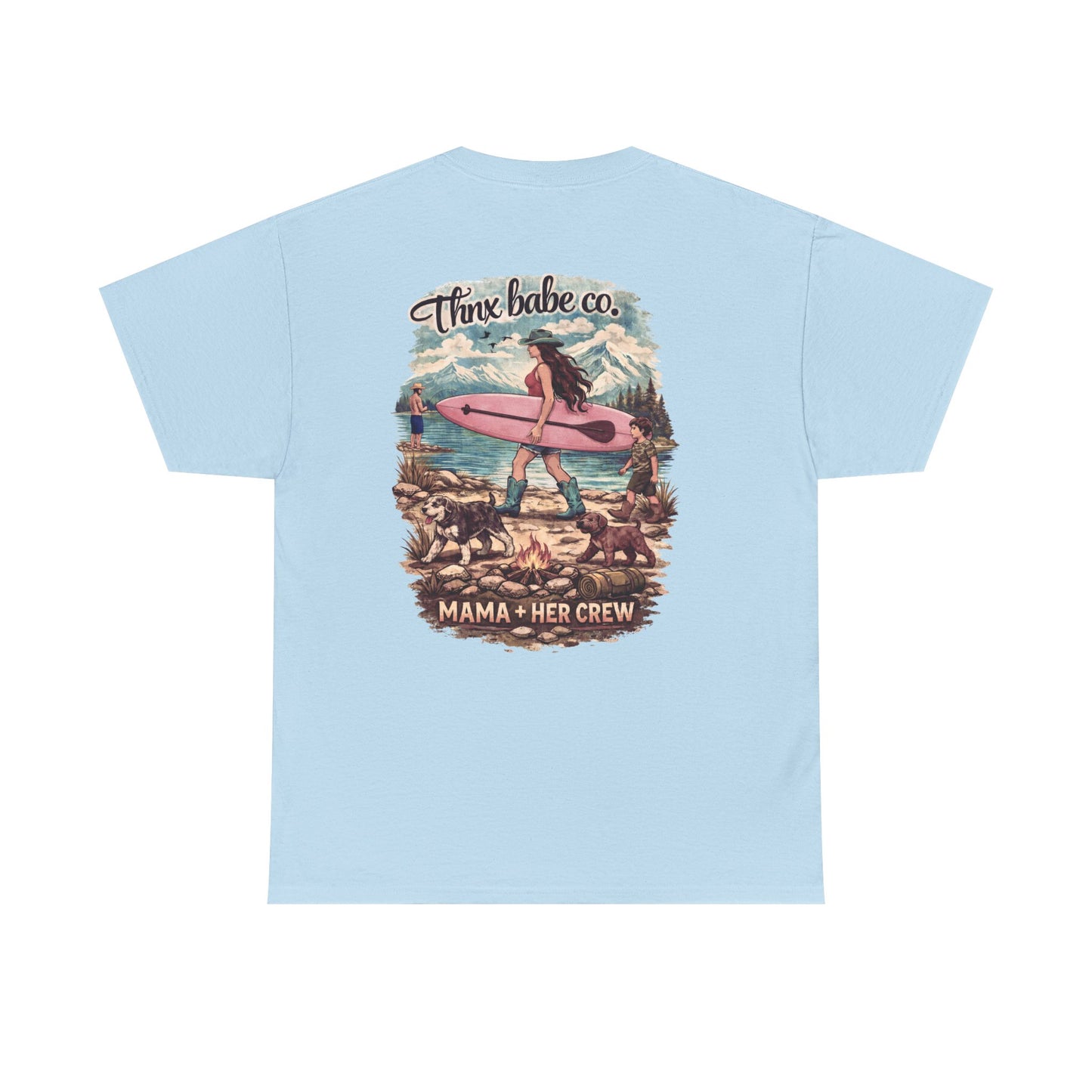 Paddle Board Cowgirl & Crew Tee