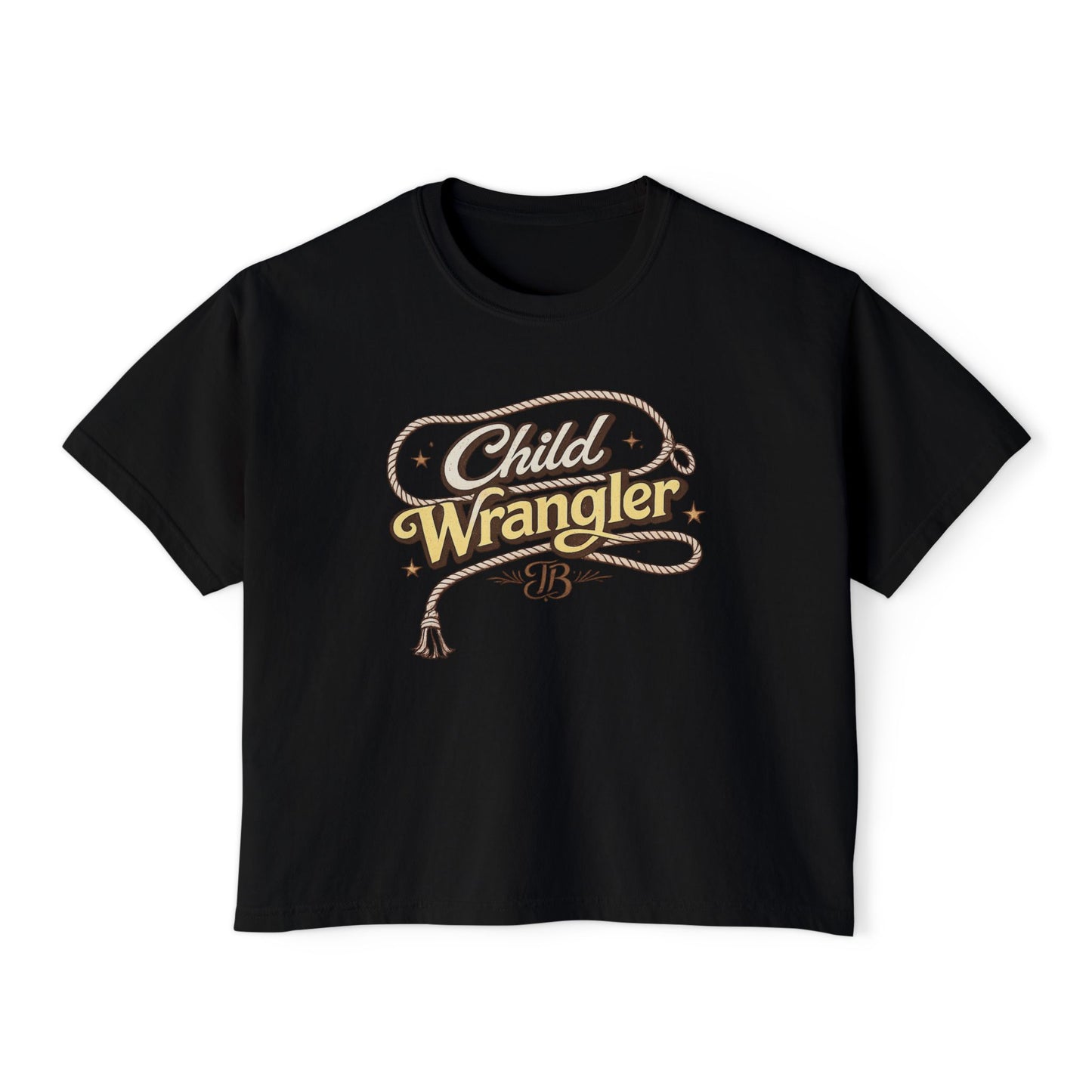 Child Wrangler Boxy Tee | Vintage Western Graphic Tee