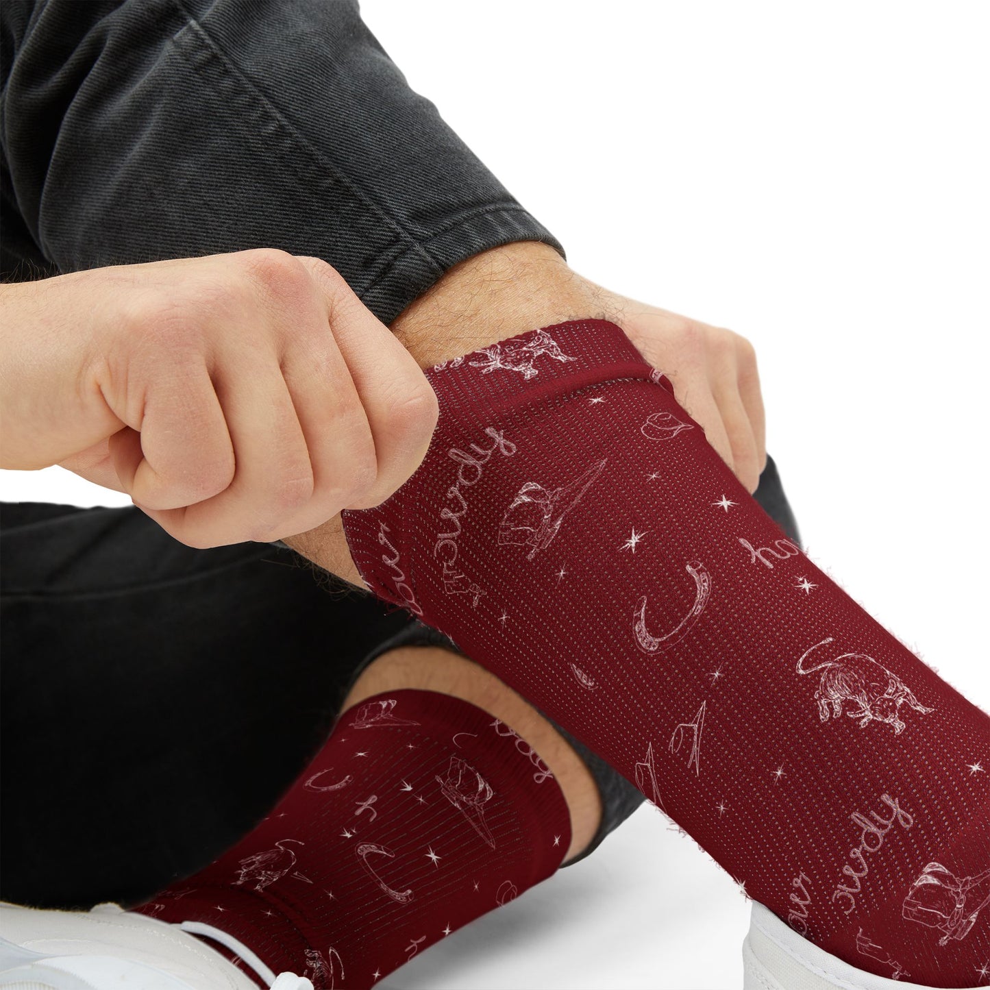 Howdy Riding Socks