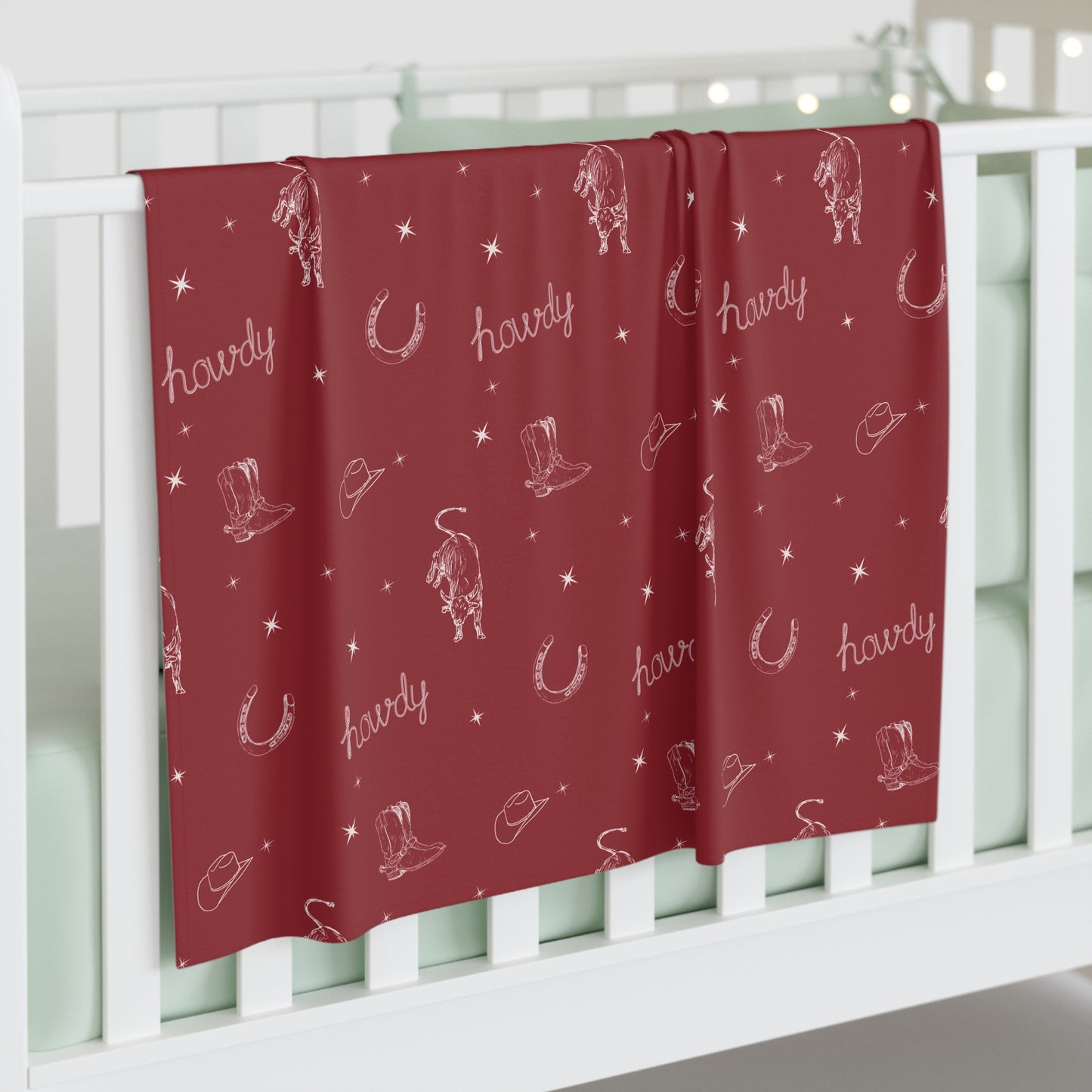 Howdy Baby Swaddle | Western Newborn Swaddle