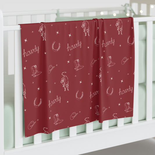 Howdy Baby Swaddle | Western Newborn Swaddle