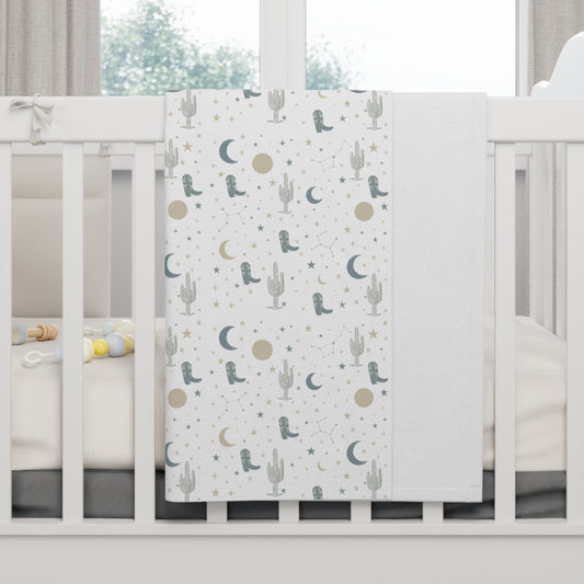 Moonlit Mesa Baby Blanket | Soft Western Nursery Essential