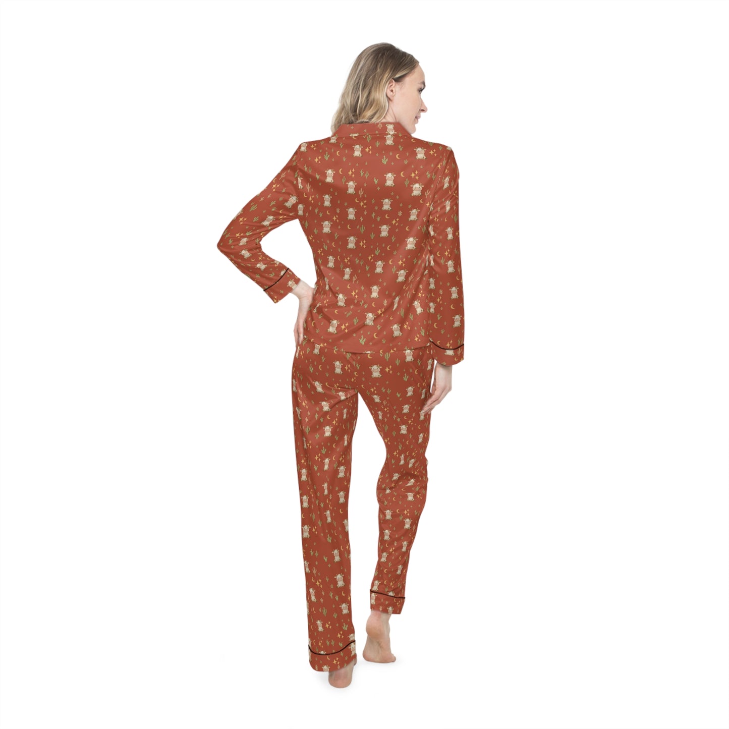 Desert Dreamer Satin Pajama Set | Women's Sleepwear