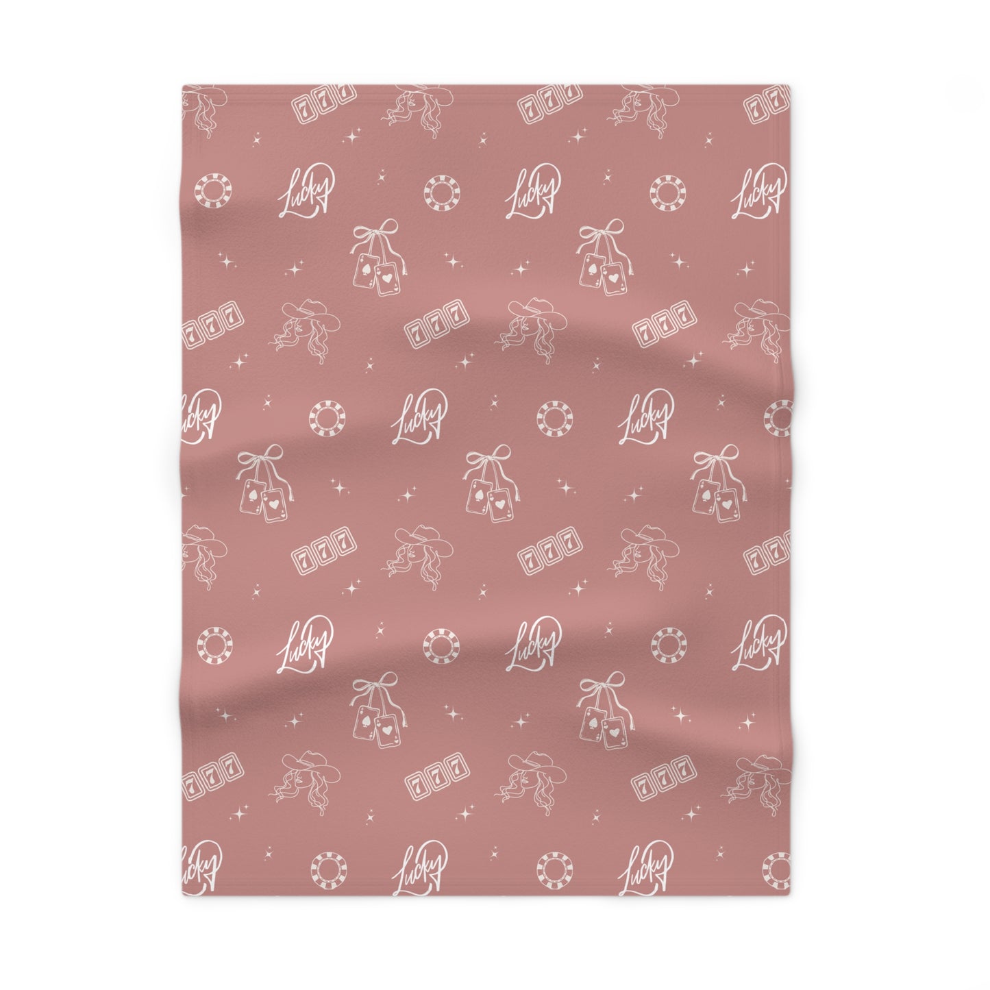 Lucky Cowgirl Baby Blanket | Soft Western Nursery Essential