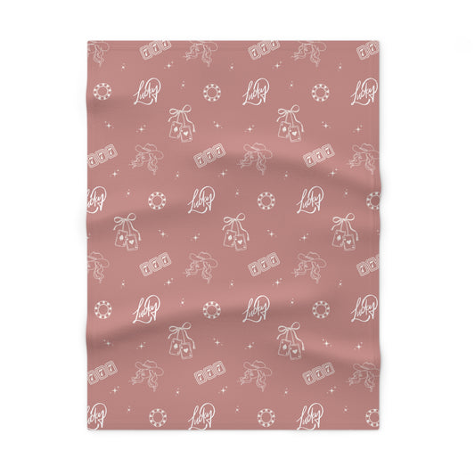 Lucky Cowgirl Baby Blanket | Soft Western Nursery Essential