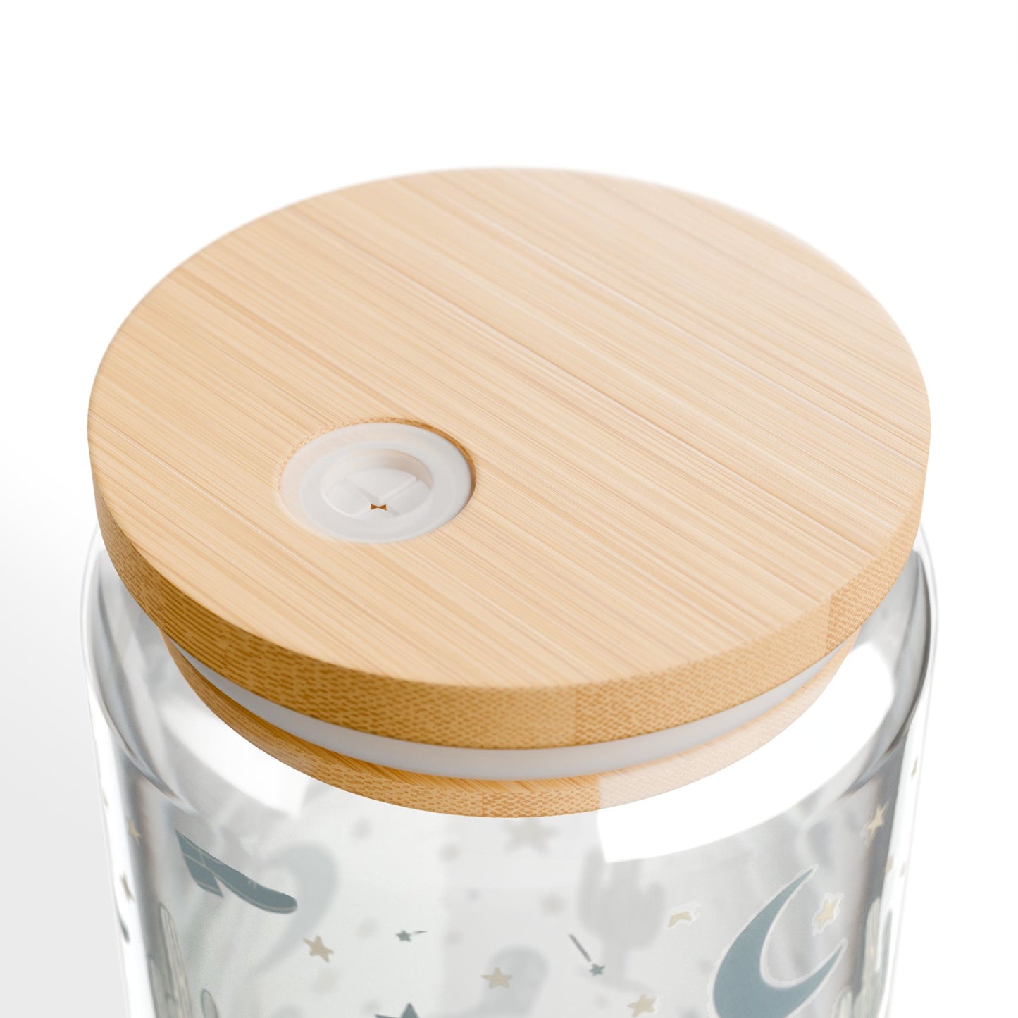 Moonlit Mesa 16oz Glass Sipper | Western Desert Tumbler