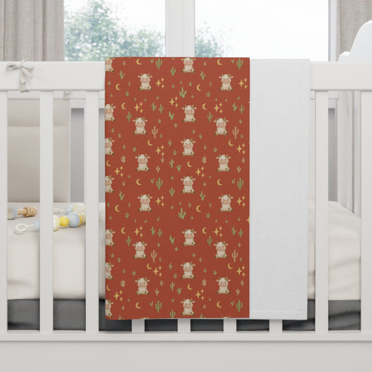 Desert Dreamer Baby Blanket | Soft Western Nursery Essential