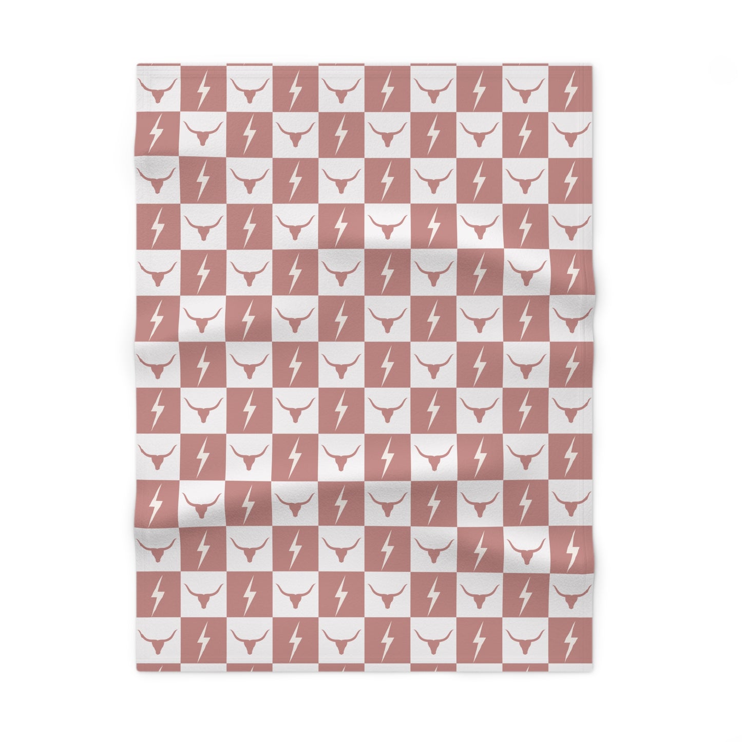 Longhorn Lightning Baby Blanket | Soft Western Nursery Essential