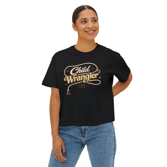 Child Wrangler Boxy Tee | Vintage Western Graphic Tee
