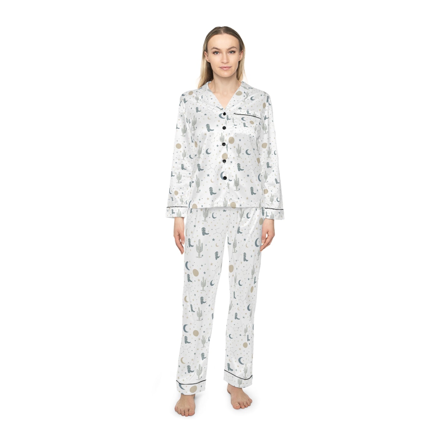 Moonlite Mesa Satin Pajama Set | Women's Sleepwear