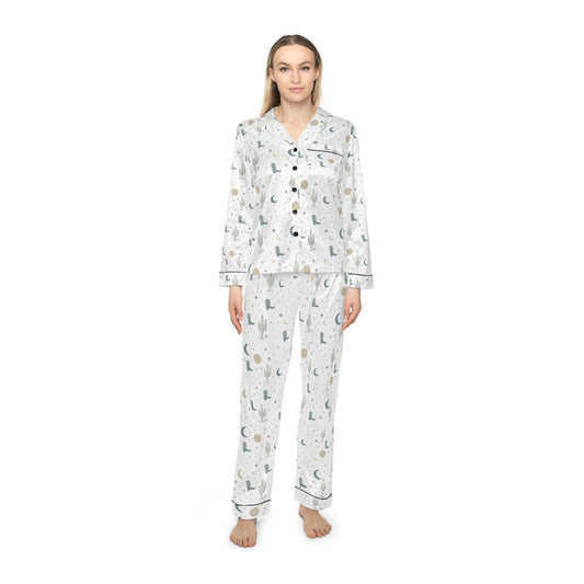 Moonlite Mesa Satin Pajama Set | Women's Sleepwear