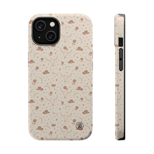 Dusty Rose Cowgirl | MagSafe® Impact Phone Case