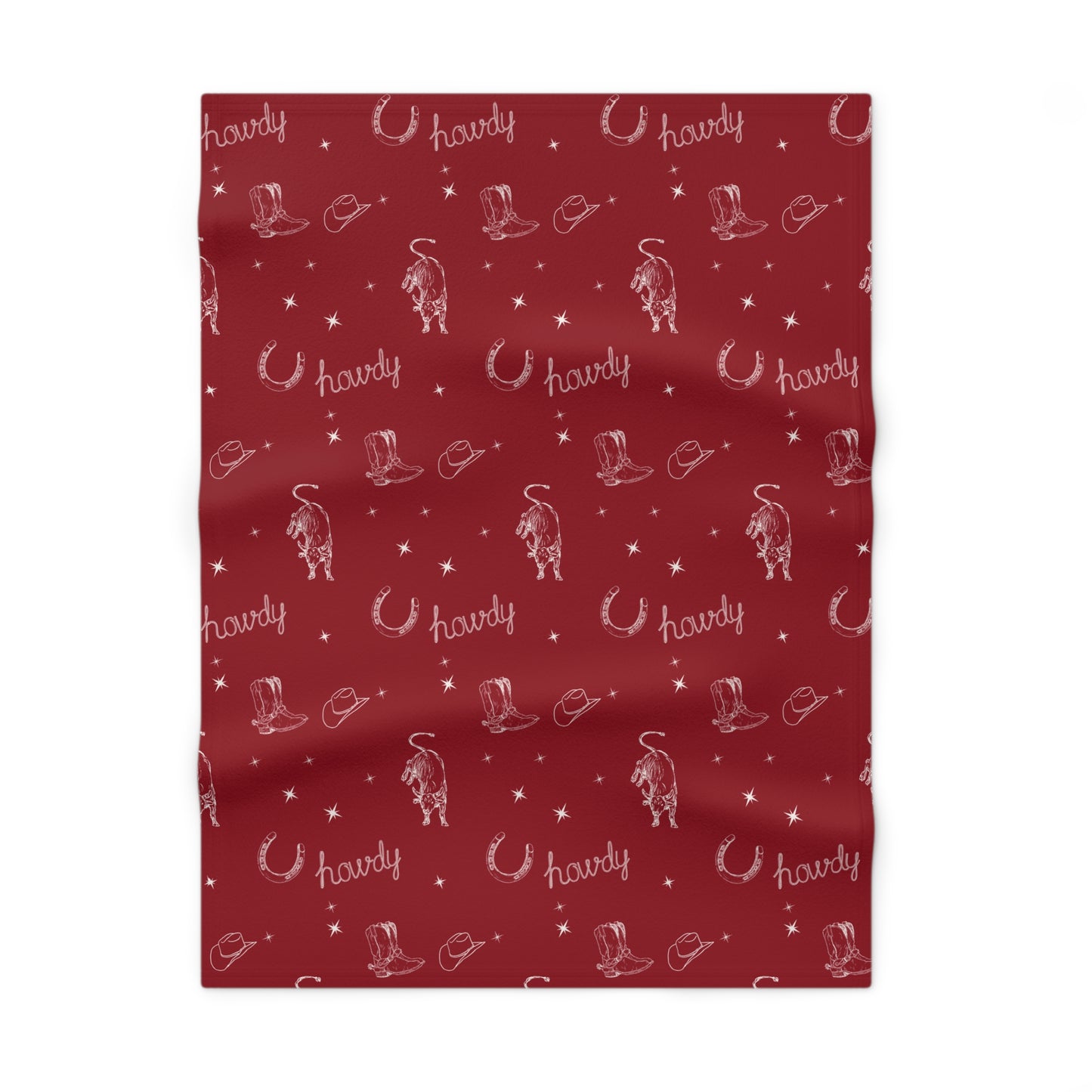 Howdy Baby Blanket | Soft Western Nursery Essential