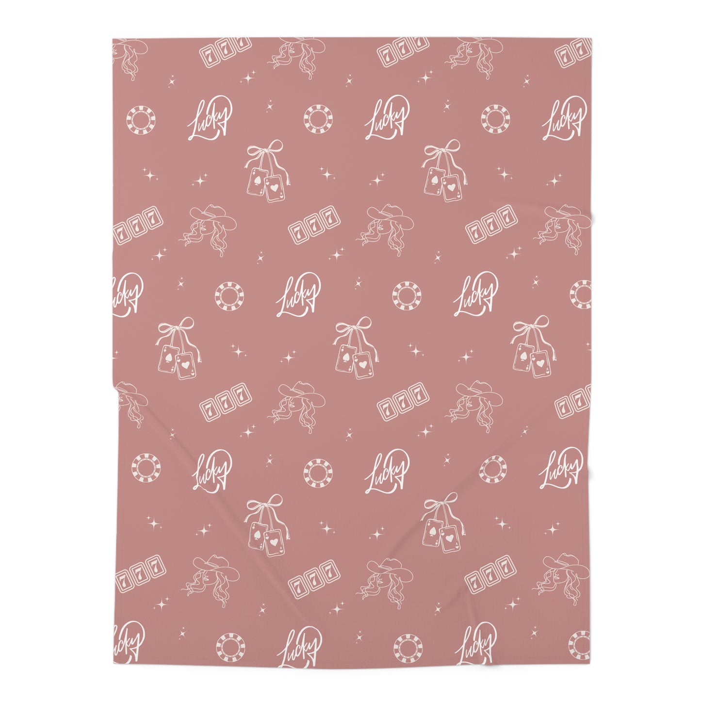 Lucky Cowgirl Baby Swaddle | Western Newborn Swaddle
