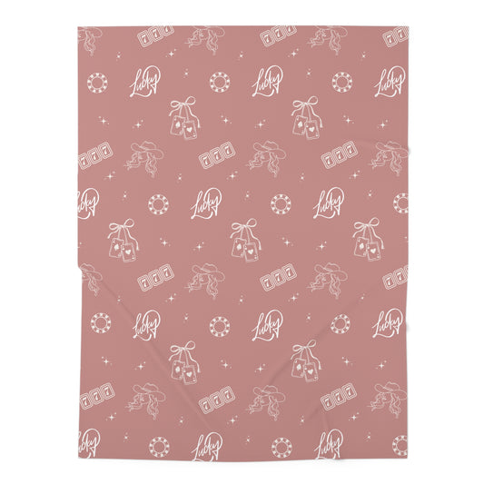 Lucky Cowgirl Baby Swaddle | Western Newborn Swaddle