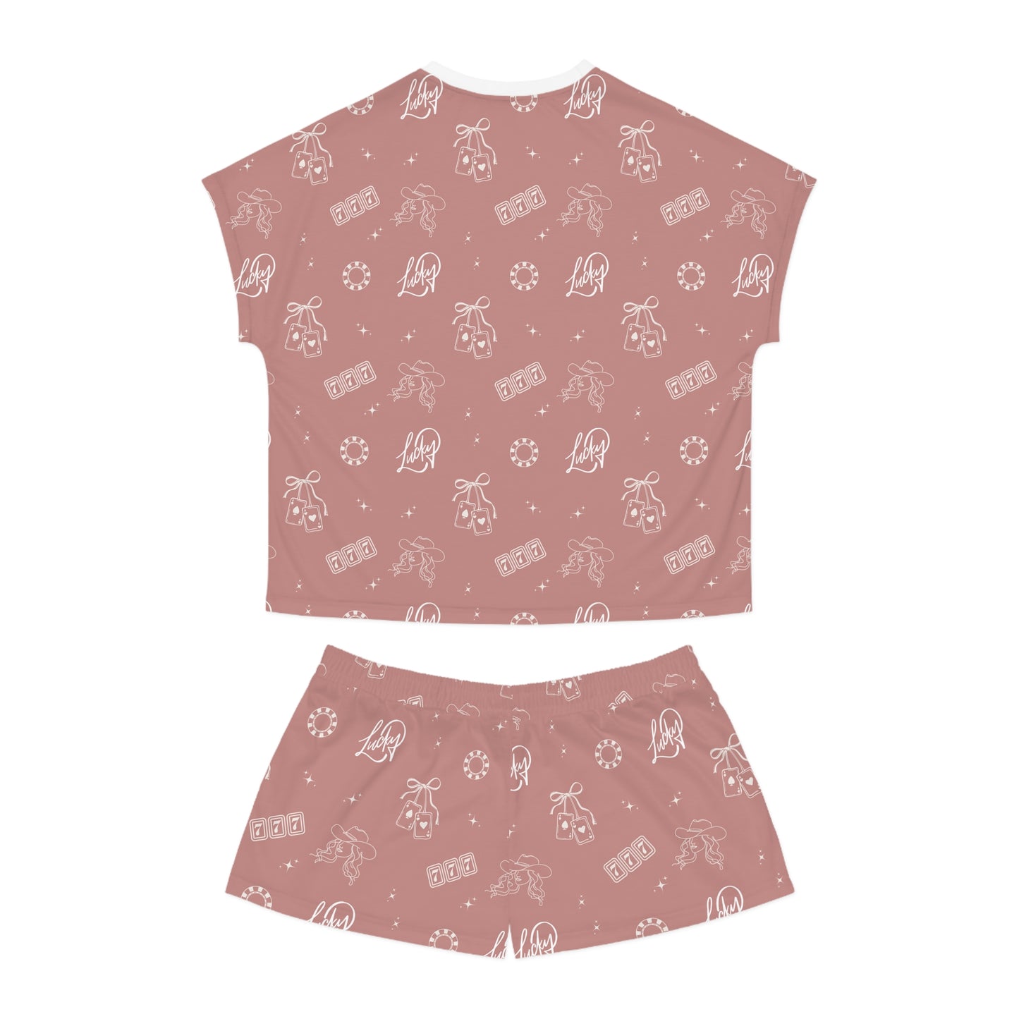Lucky Cowgirl Women's Short Pajama Set