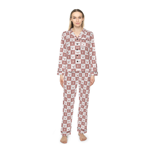 Longhorn Lightning Satin Pajama Set | Women's Sleepwear