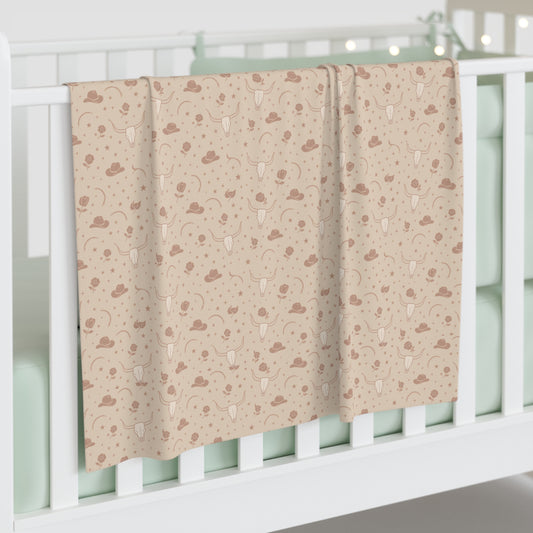 Dusty Rose Cowgirl  Baby Swaddle | Western Newborn Swaddle