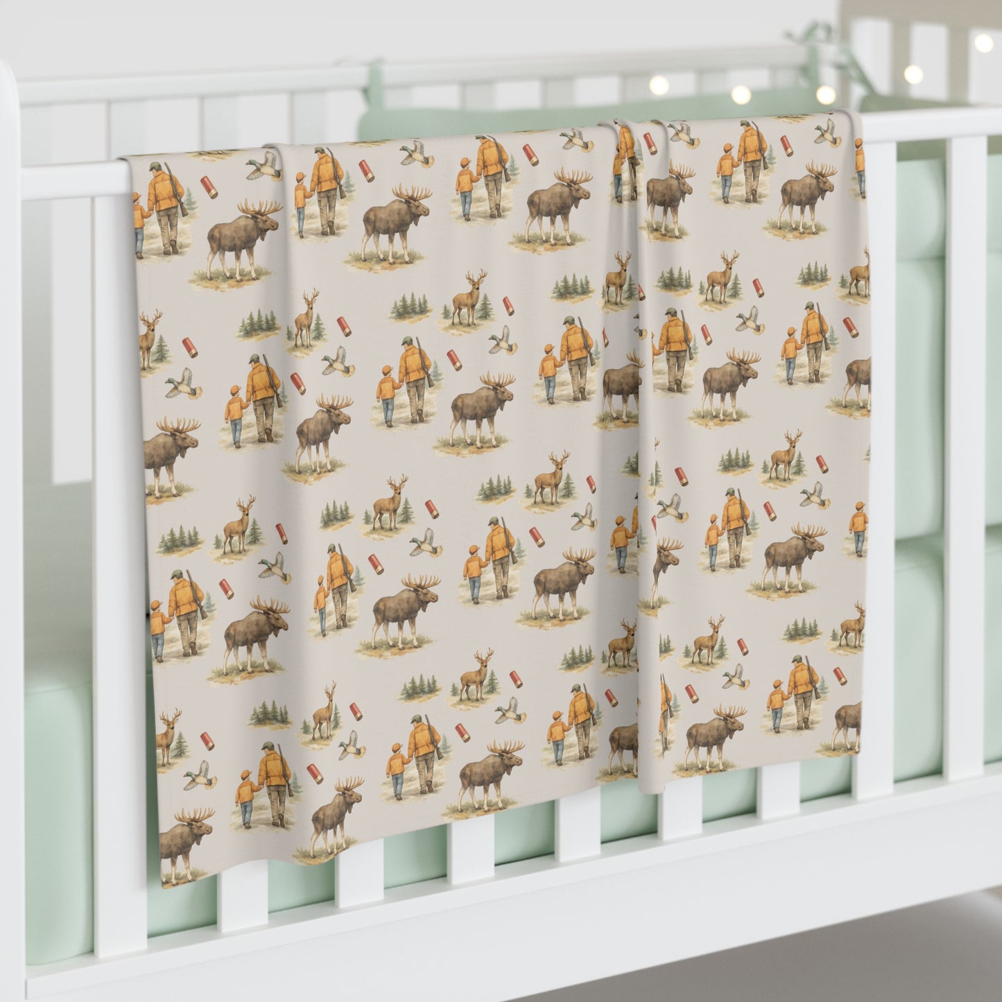 Little Hunting Buddy Baby Swaddle | Western Newborn Swaddle